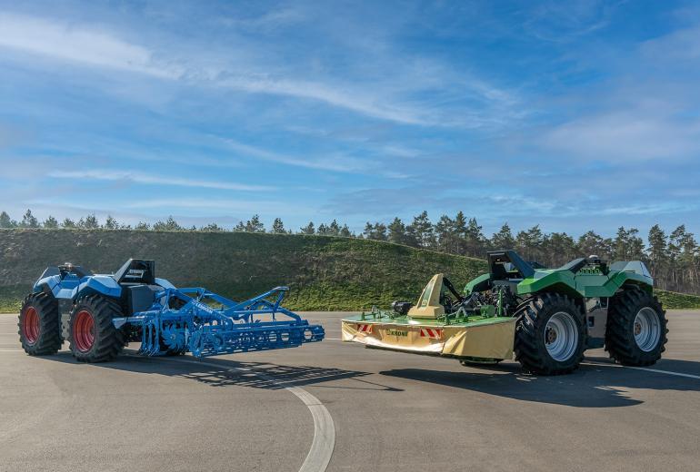 VIDEO - Lemken un Krone autonomās tehnoloģiskās vienības koncepts Combined Powers