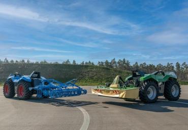 VIDEO - Lemken un Krone autonomās tehnoloģiskās vienības koncepts Combined Powers