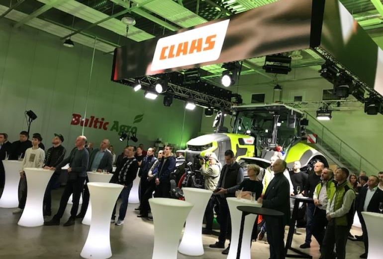 Claas Axion jaunās 9. sērijas traktoru Latvijas pirmizrāde