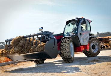 Alliance 585 riepas jau rūpnīcā uzstādīs Manitou MLT NewAg