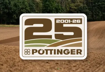 Pöttinger sējmašīnām 25 gadi