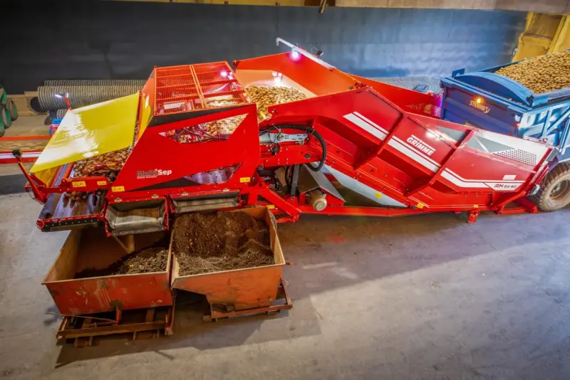 Grimme MultiSep separators pieņemšanas tvertnēm