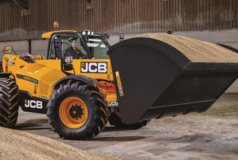 JCB Loadall: lielāka jauda un plašāka transmisiju izvēle