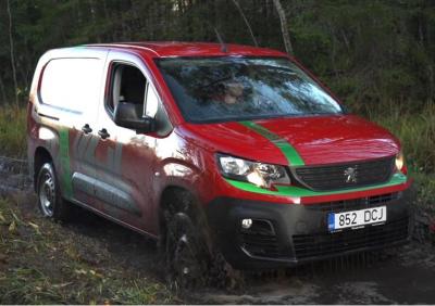 Peugeot Partner Dangel 4X4 pirmais brauciens