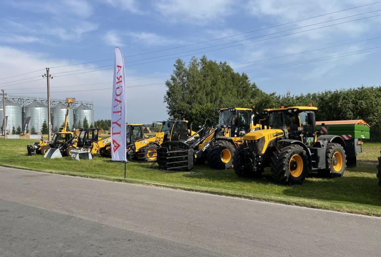 JCB jaunumu prezentācija un testi