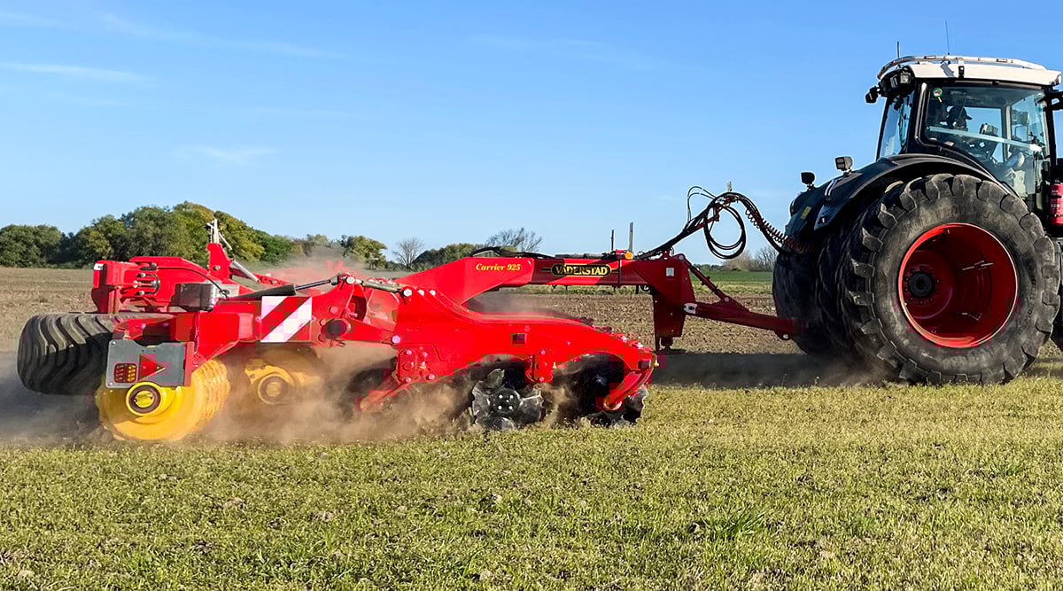Pilnveidots Väderstad Carrier