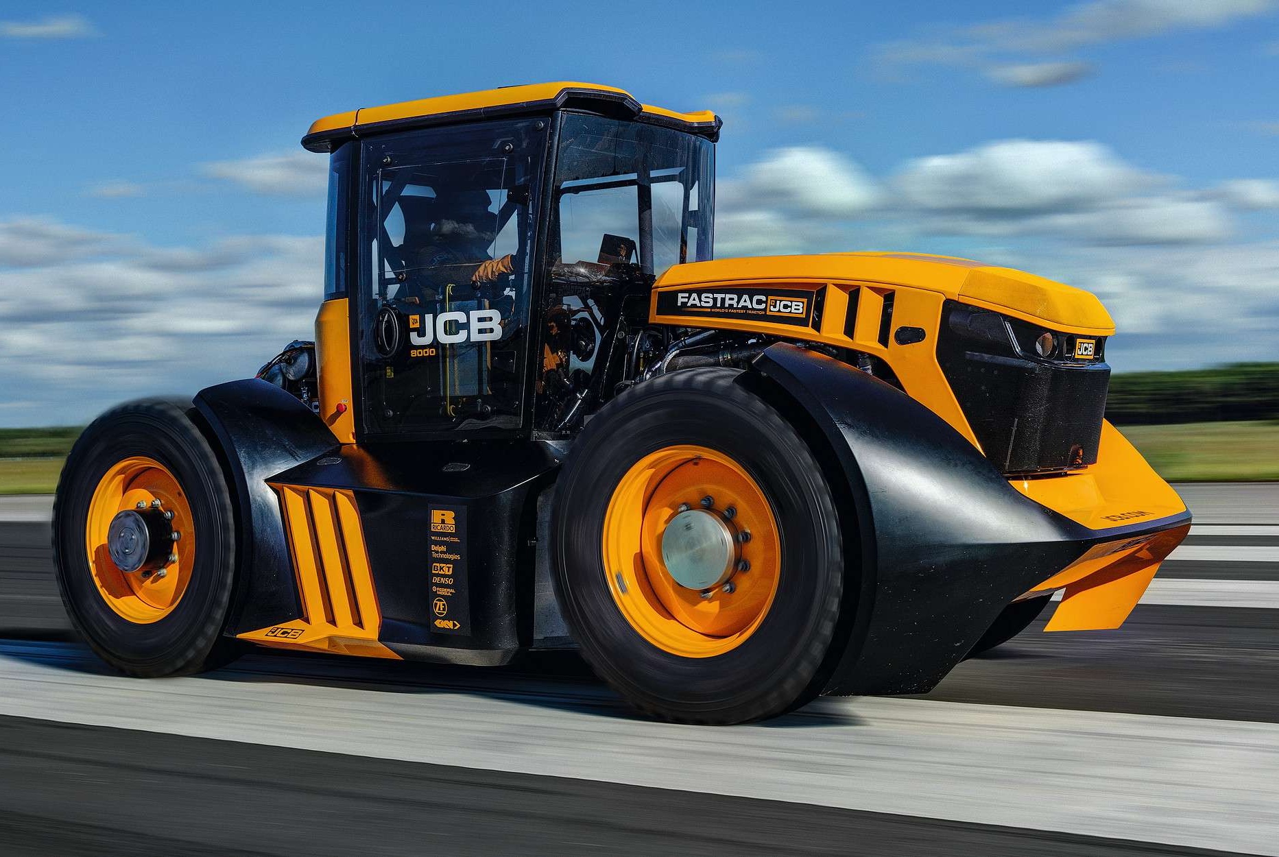 JCB Fastrac Ginesa rekords