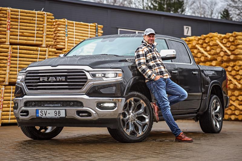 Ērtais amerikānis no Igaunijas – RAM 1500 pikapa lietotāja pieredze