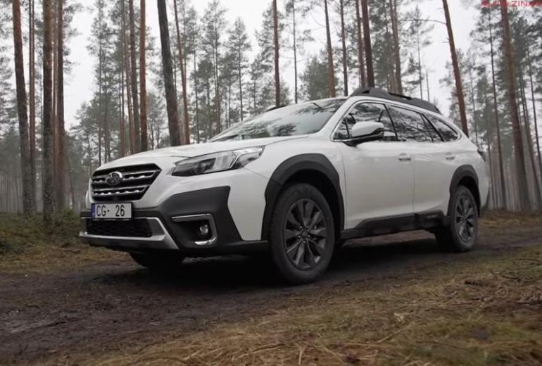 Modernizētā Subaru Outback tests: VIDEO