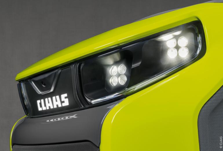 Hella izgaismotais Claas logotips