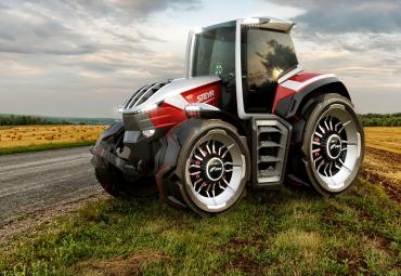 Steyr traktora koncepts ieguvis 2020. gada MUSE dizaina balvu