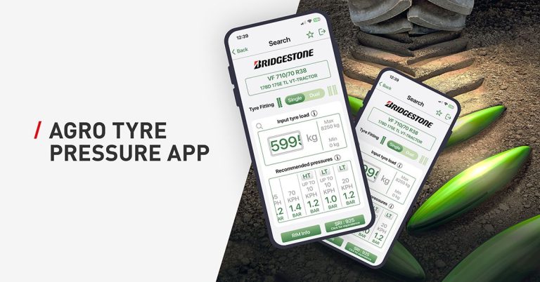 Jauna lietotne par lauksaimniecības riepām