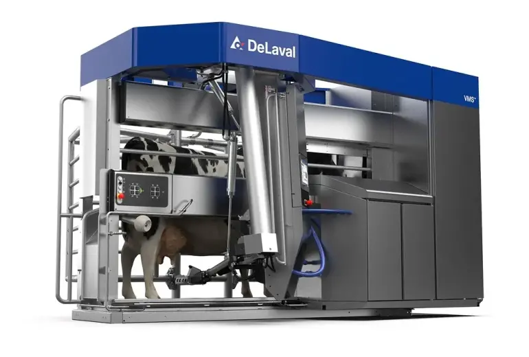 DeLaval atjaunina V300 slaukšanas robotu