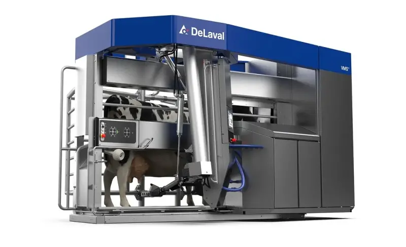 DeLaval atjaunina V300 slaukšanas robotu