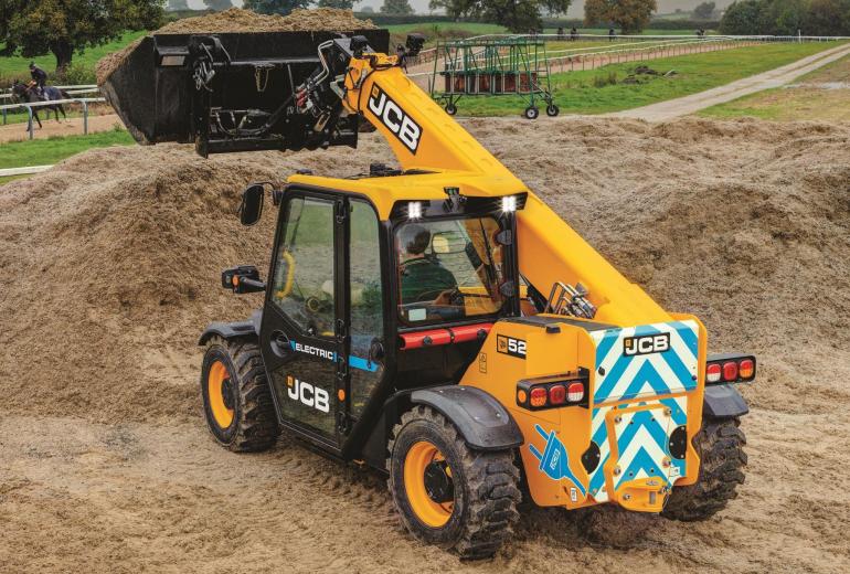 JCB prezentē elektrisko teleskopisko iekrāvēju