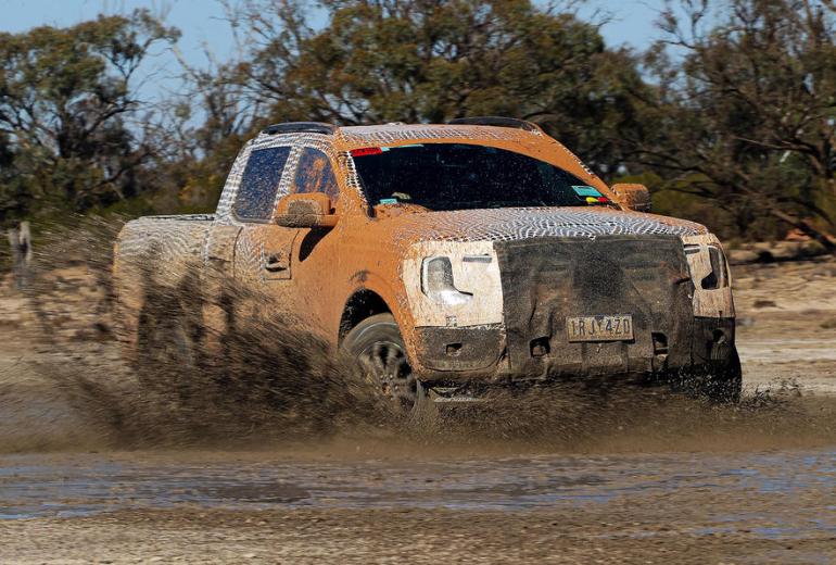 Jaunais Ford Ranger pikaps jau testu stadijā