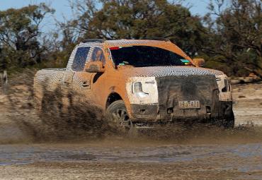 Jaunais Ford Ranger pikaps jau testu stadijā