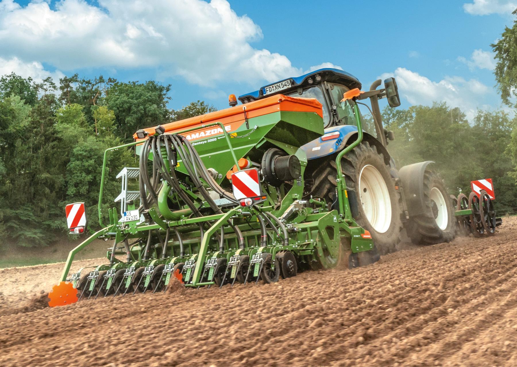 Amazone paplašina Centaya sējmašīnu klāstu