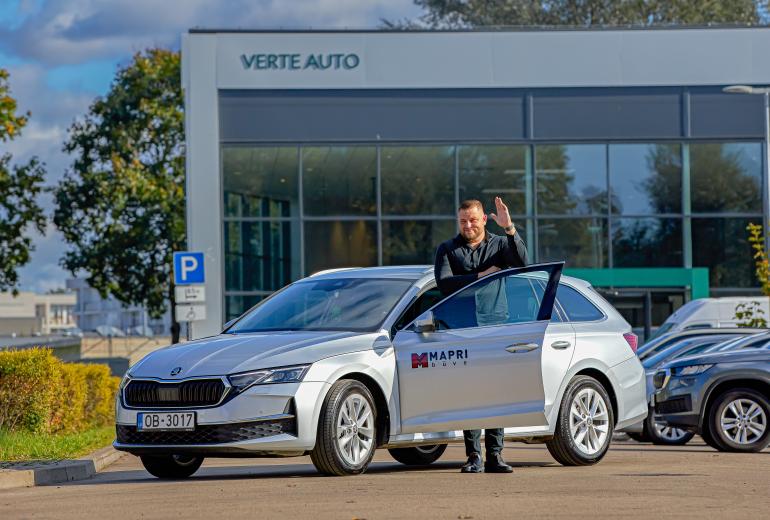 Mapri Būve autoparka uzticamais pamats – Škoda Octavia