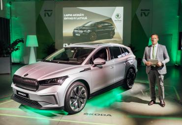 ŠKODA ENYAQ iV pirmizrāde Rīgā