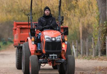 Pirmais Kubota elektriskais traktors Eiropai