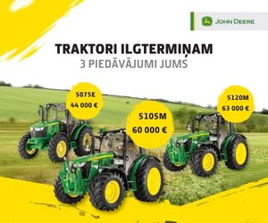Dojus 3 traktori līdz 31.07.