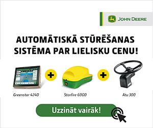 Dojus John Deere stūrēšanas sistēma Novebmbris 2023
